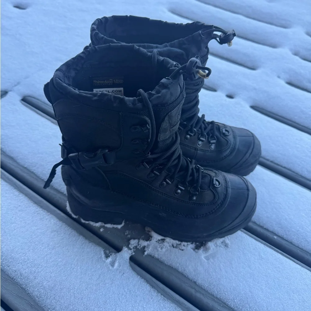 SOREL Men’s Insulated Winter Work Boots Waterproof Thinsulate Heavy Duty Snow